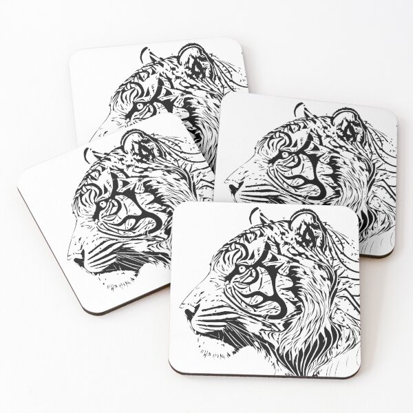 Item preview, tiger illustration designed and sold by DD215.