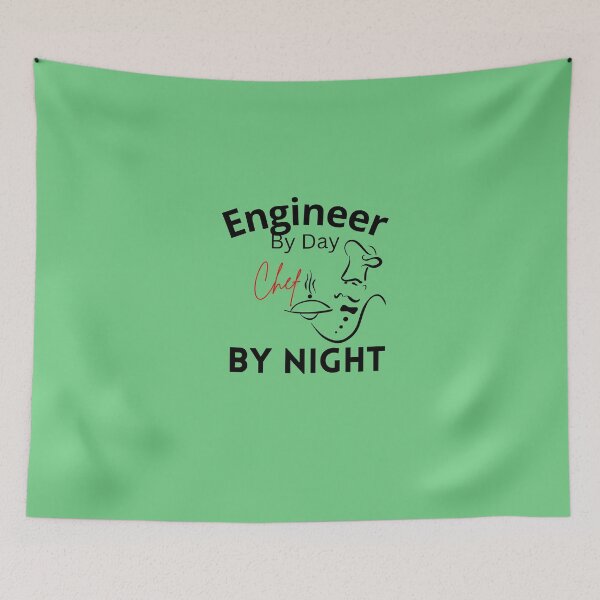 Item preview, Engineer By Day Chef By Night designed and sold by ffstyles.