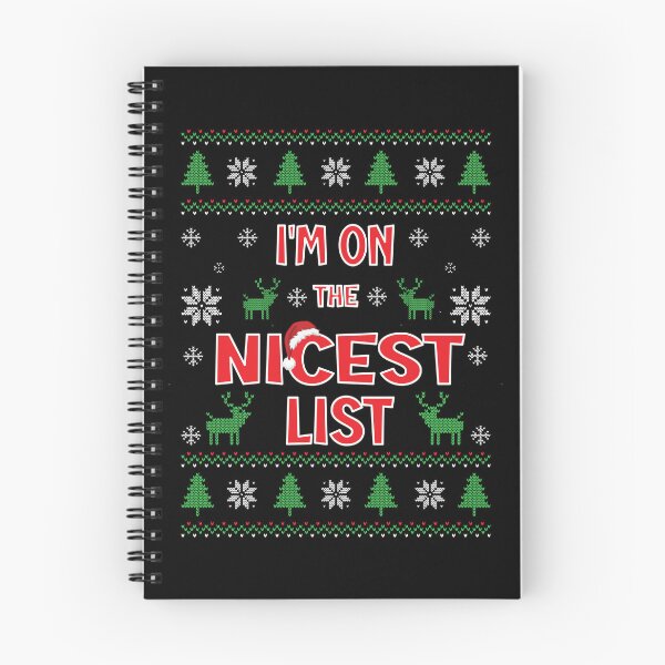 Item preview, I'm on the Nicest List. Funny Christmas Tee designed and sold by koonam.