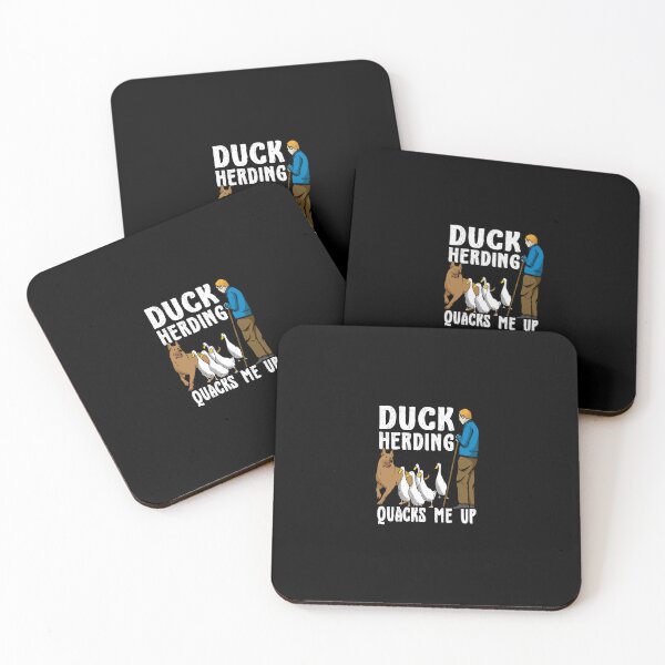 Item preview, Funny Quacks Me Up Duck Herding Pun designed and sold by Gold Wings Tees.