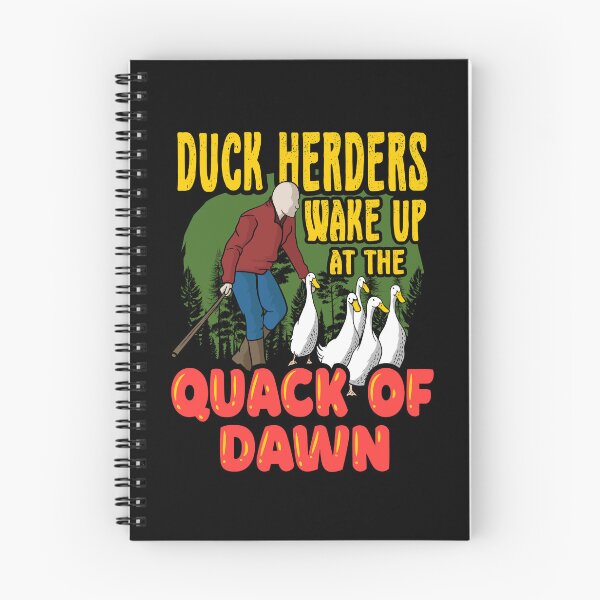 Item preview, Funny Quack of Dawn Competitive Duck Herding Pun designed and sold by Gold Wings Tees.