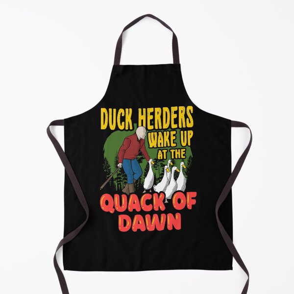 Item preview, Funny Quack of Dawn Competitive Duck Herding Pun designed and sold by Gold Wings Tees.