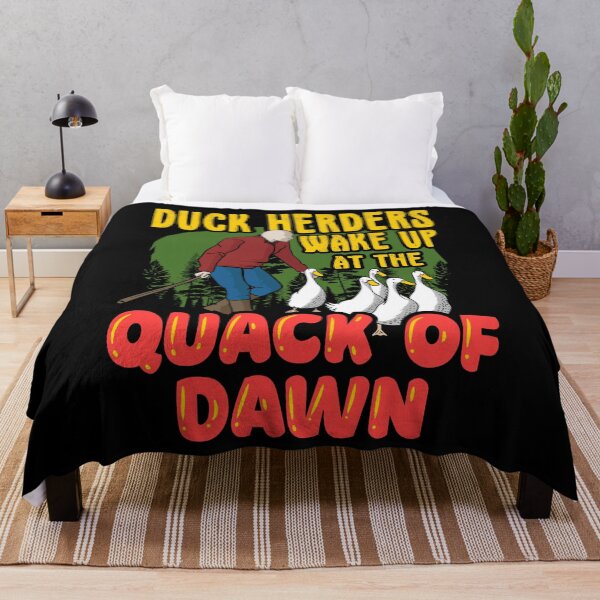 Item preview, Funny Quack of Dawn Competitive Duck Herding Pun designed and sold by Gold Wings Tees.