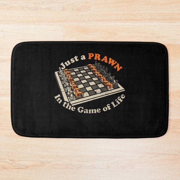 Item preview, Funny Demotivational Chess Quote Shrimp/Pawn Pun designed and sold by Gold Wings Tees.
