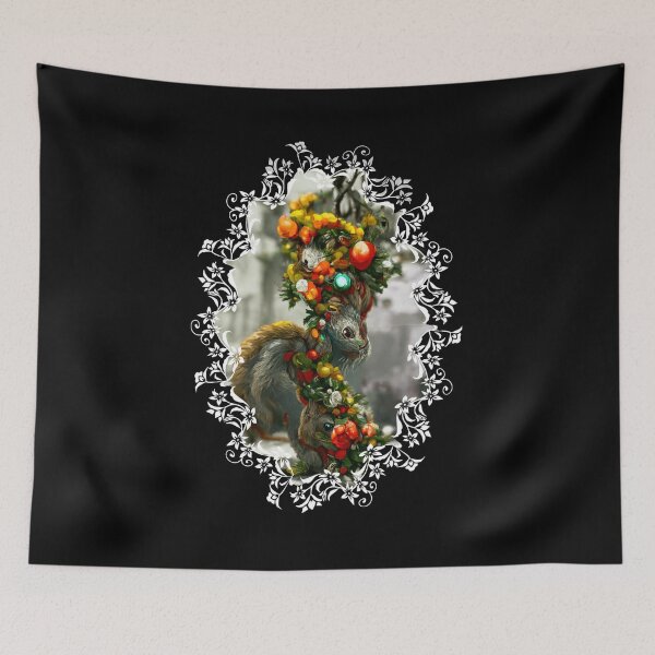 Item preview, Squirrel Mistletoe Decorative  designed and sold by zheworkstudio.