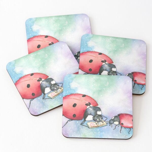 Item preview, Grandparent and baby ladybugs designed and sold by Kelley-Art.