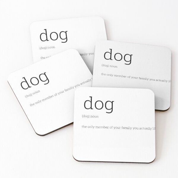 Item preview, Dog: the only member of your family you actually like designed and sold by HabibiBears.