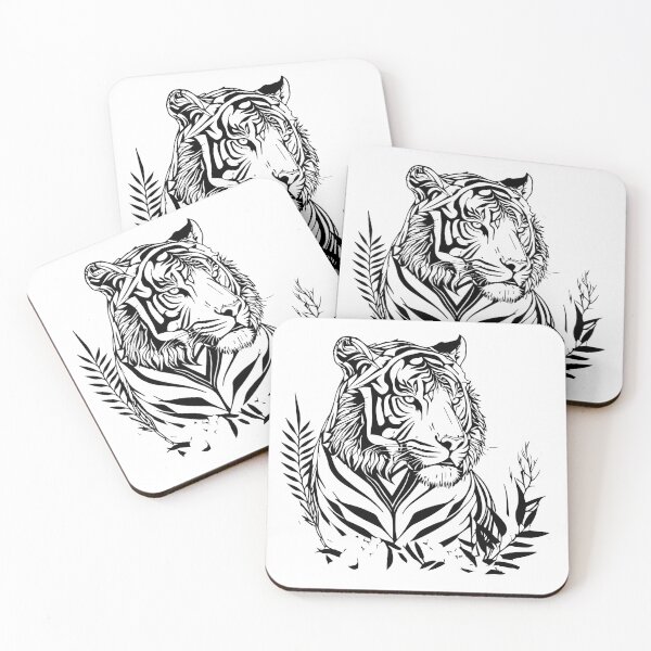 Item preview, tiger illustration designed and sold by DD215.