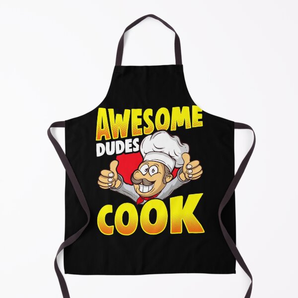 Item preview, Awesome Dudes Cook designed and sold by Gold Wings Tees.