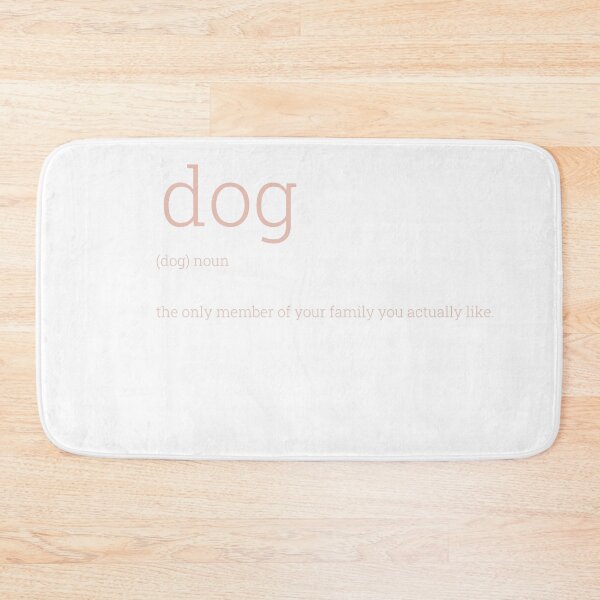 Item preview, Dog: the only member of your family you actually like | Light Pink designed and sold by HabibiBears.
