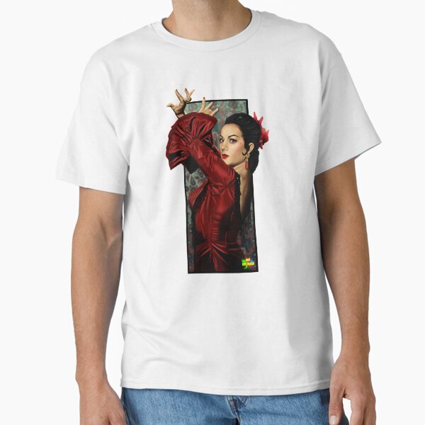 Vista previa del artículo con la obra «Lola Flores camiseta clásica», diseñado y vendido por trujilloorborne.