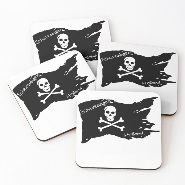 Item preview, Flag scheveningen netherlands - Pirate society designed and sold by WhereIsTravis.