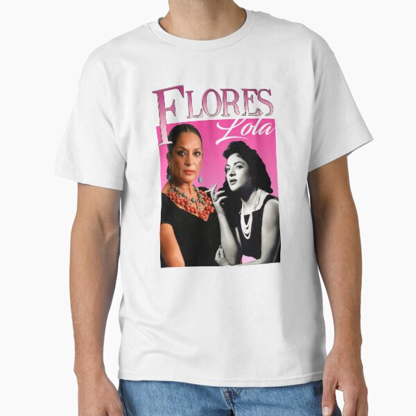 Vista previa del artículo con la obra «Lola Flores camiseta clásica», diseñado y vendido por trujilloorborne.