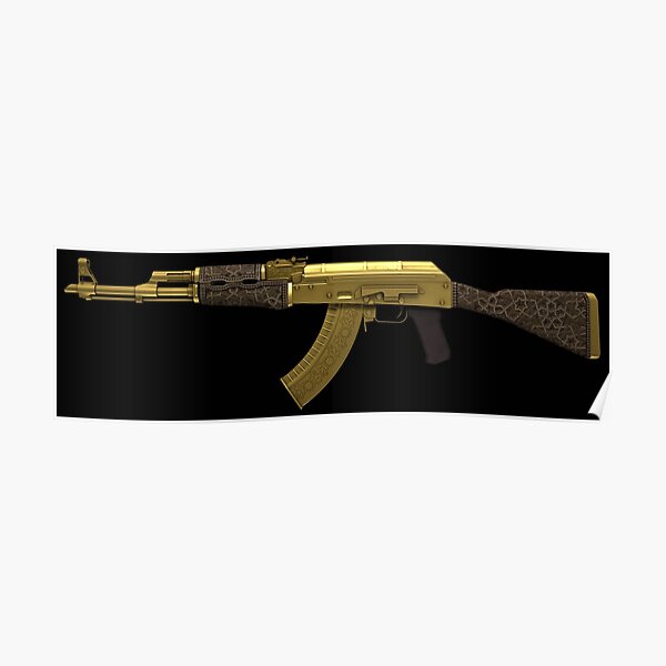 AK-47 Louis Vuitton Wall Art