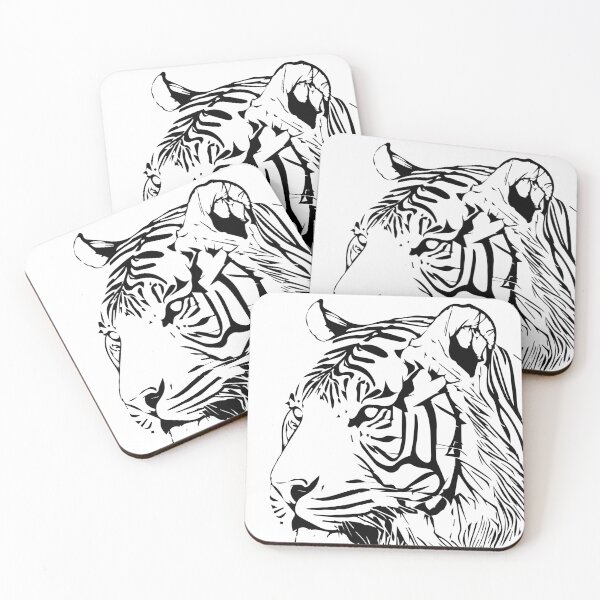 Item preview, tiger illustration designed and sold by DD215.