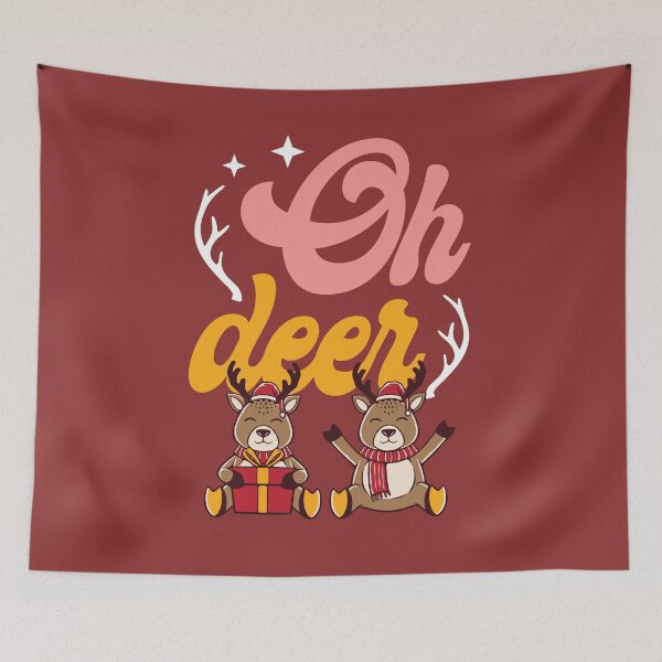 Item preview, Oh Deer Christmas Reindeers designed and sold by bolimj.