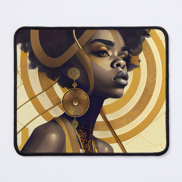 Item preview, Black and Gold Women Geometric Wall Art designed and sold by Dilematiccoma.