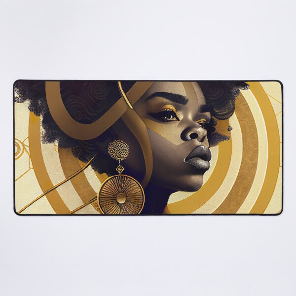 Item preview, Black and Gold Women Geometric Wall Art designed and sold by Dilematiccoma.