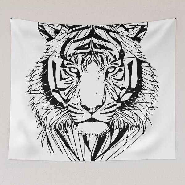 Item preview, tiger illustration designed and sold by DD215.