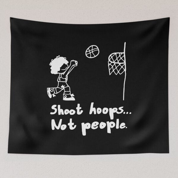 Item preview, Basketball Shoot Hoops Not People designed and sold by VivianViBerlin.