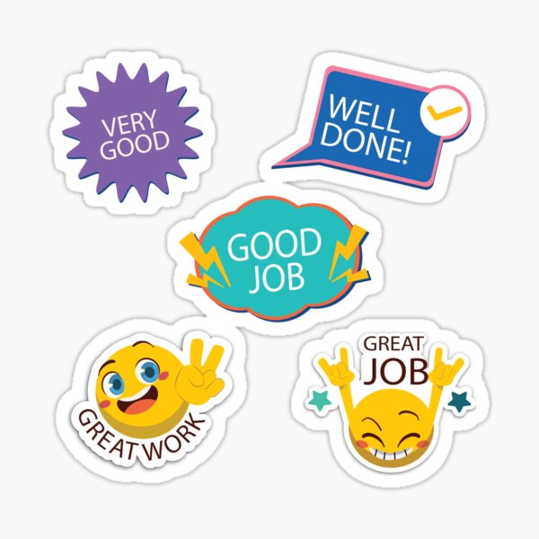 Great Job Stickers for Sale