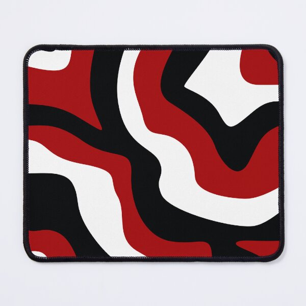 Item preview, Red, black, white abstract stripes. designed and sold by marinaklykva.