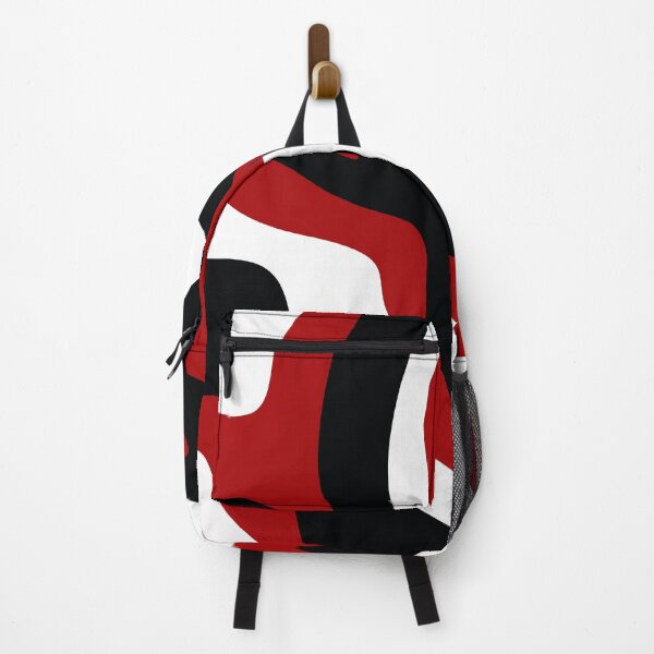 Item preview, Red, black, white abstract stripes. designed and sold by marinaklykva.