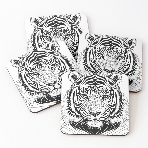 Item preview, tiger illustration designed and sold by DD215.