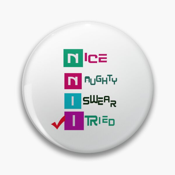 Item preview, Nice Naughty I swear I tried designed and sold by MJ DESIGN.