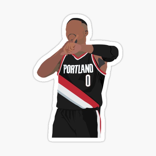 NBA Portland Trail Blazers Rip City Logo Fathead Real Big Decals, 51W x  21H 