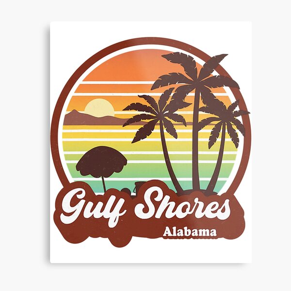 Item preview, Gulf Shores Alabama AL Vintage Retro 70s 80s Travel Souvenir designed and sold by JackSadowski.