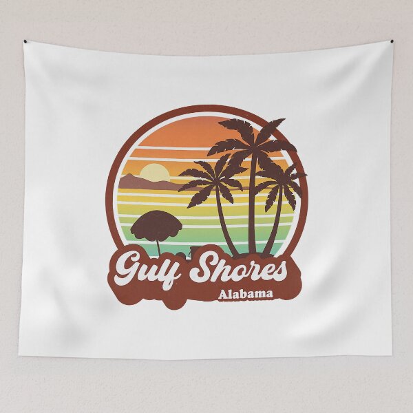 Item preview, Gulf Shores Alabama AL Vintage Retro 70s 80s Travel Souvenir designed and sold by JackSadowski.