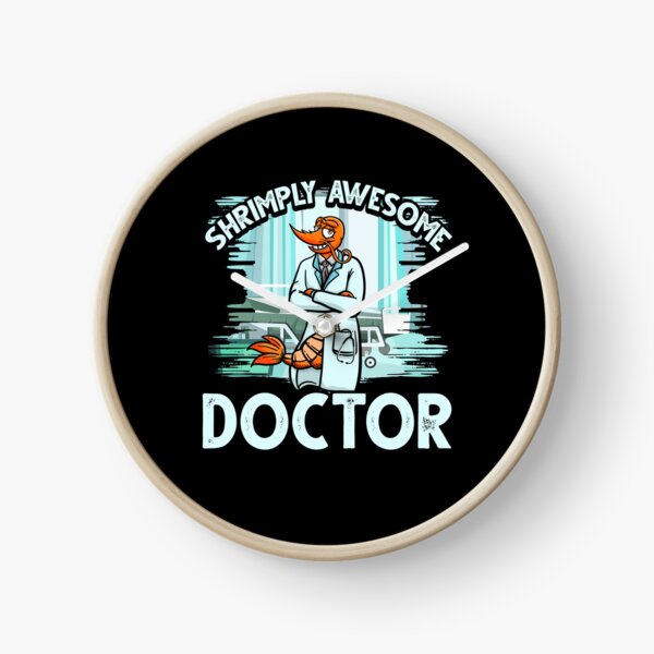 Item preview, Funny Shrimp/Prawn Pun for an Awesome Doctor designed and sold by Gold Wings Tees.