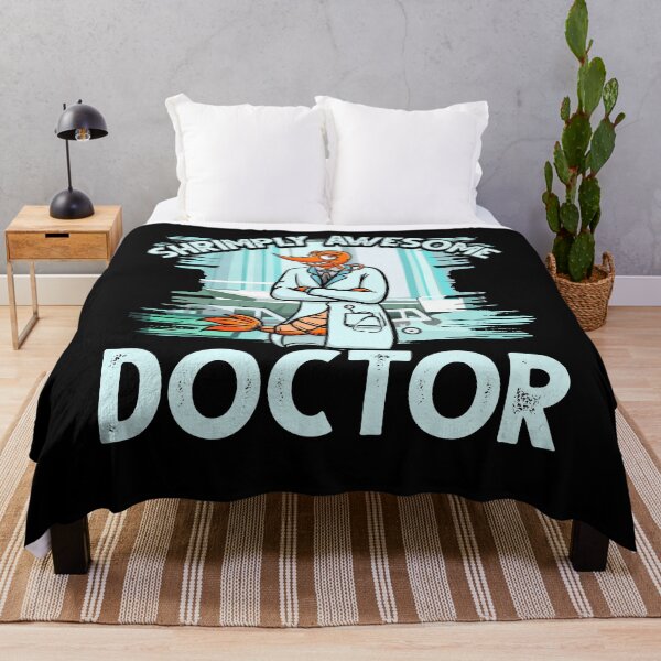 Item preview, Funny Shrimp/Prawn Pun for an Awesome Doctor designed and sold by Gold Wings Tees.