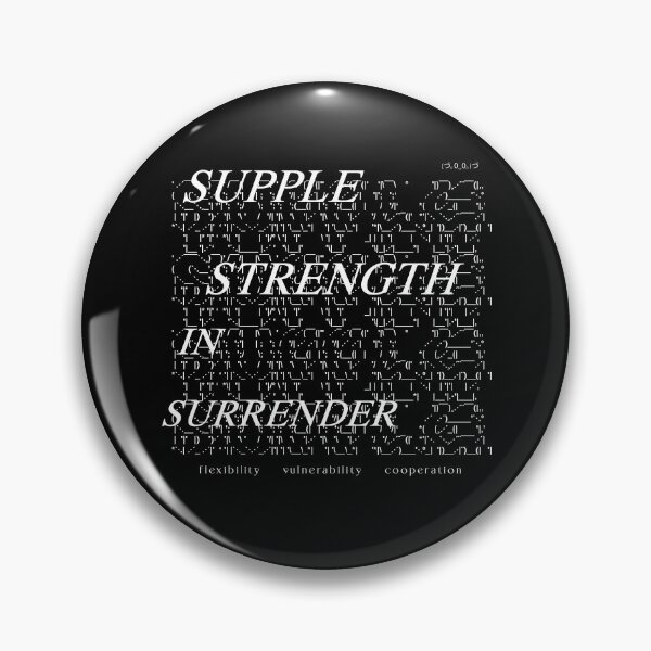 Item preview, Supple Strength In Surrender Black T-shirt by Perth artist Plyanci designed and sold by BurntSeed.
