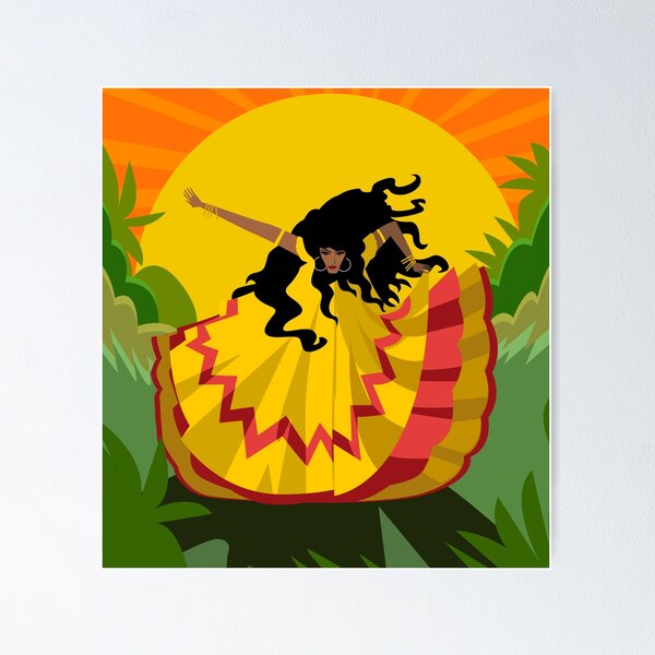 Item preview, african dancer in the wild designed and sold by matintheworld ( delcarmat ).