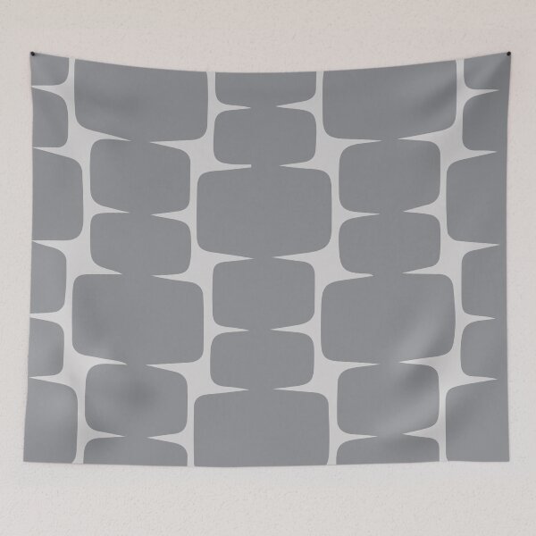 Item preview, Modern Minimalist Japanese Pattern-Grey by Bossy Cat Home designed and sold by BossyCatHome.