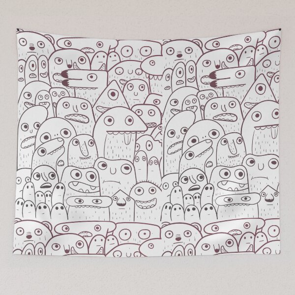 Item preview, We are doodles- Brown madness designed and sold by NiluWorks.