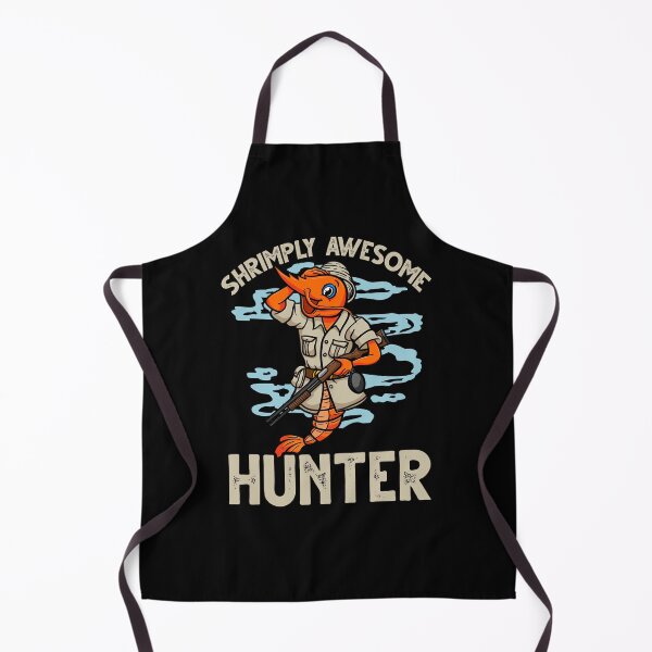 Item preview, Funny Shrimp/Prawn Pun. Shrimply Awesome Hunter designed and sold by Gold Wings Tees.