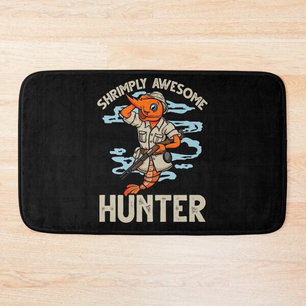Item preview, Funny Shrimp/Prawn Pun. Shrimply Awesome Hunter designed and sold by Gold Wings Tees.