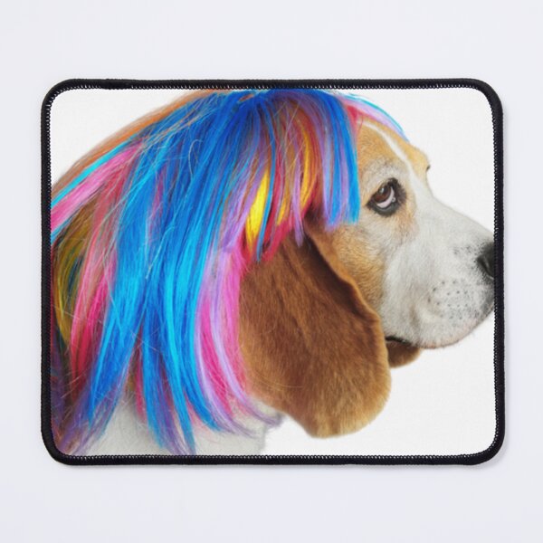 Item preview, Dog with wig                               designed and sold by BusyPuzzlea.