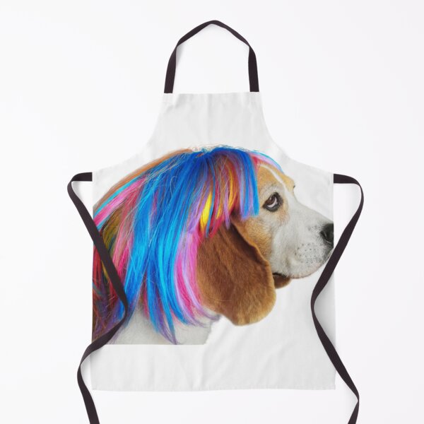 Item preview, Dog with wig designed and sold by BusyPuzzlea.