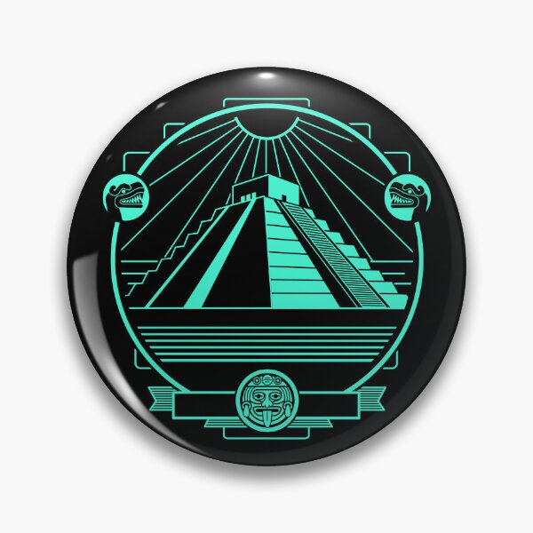 Item preview, Mayan pyramid Chichen Itza Emblem designed and sold by Gamma-Ray.