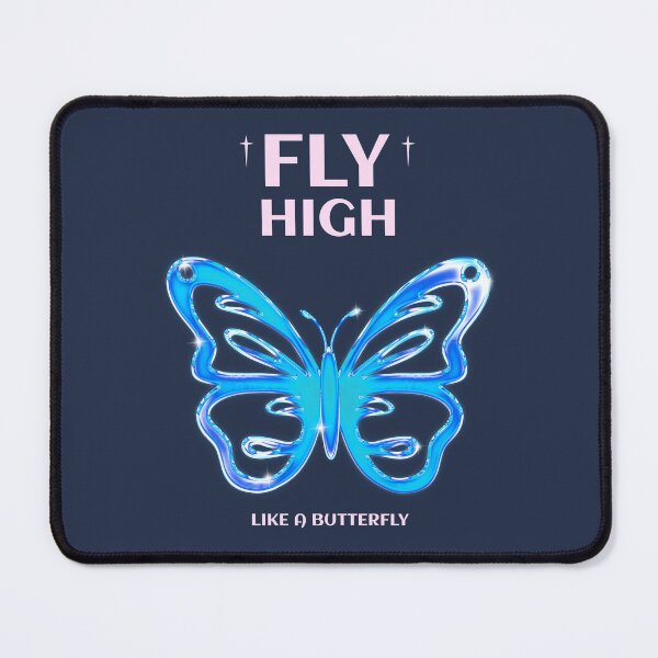 Item preview, Fly High Like a Butterfly (Blue)  designed and sold by RealCode.