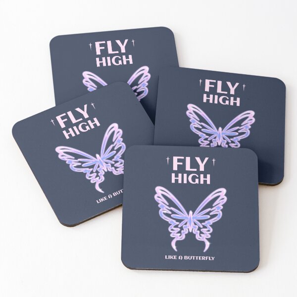Item preview, Fly High Like a Butterfly (Purple)  designed and sold by RealCode.