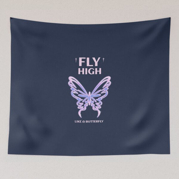 Item preview, Fly High Like a Butterfly (Purple)  designed and sold by RealCode.