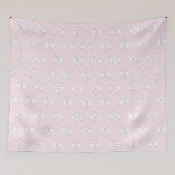 Artikelvorschau, Kaninchen Floral in Pink entworfen und verkauft von rabbitattic.