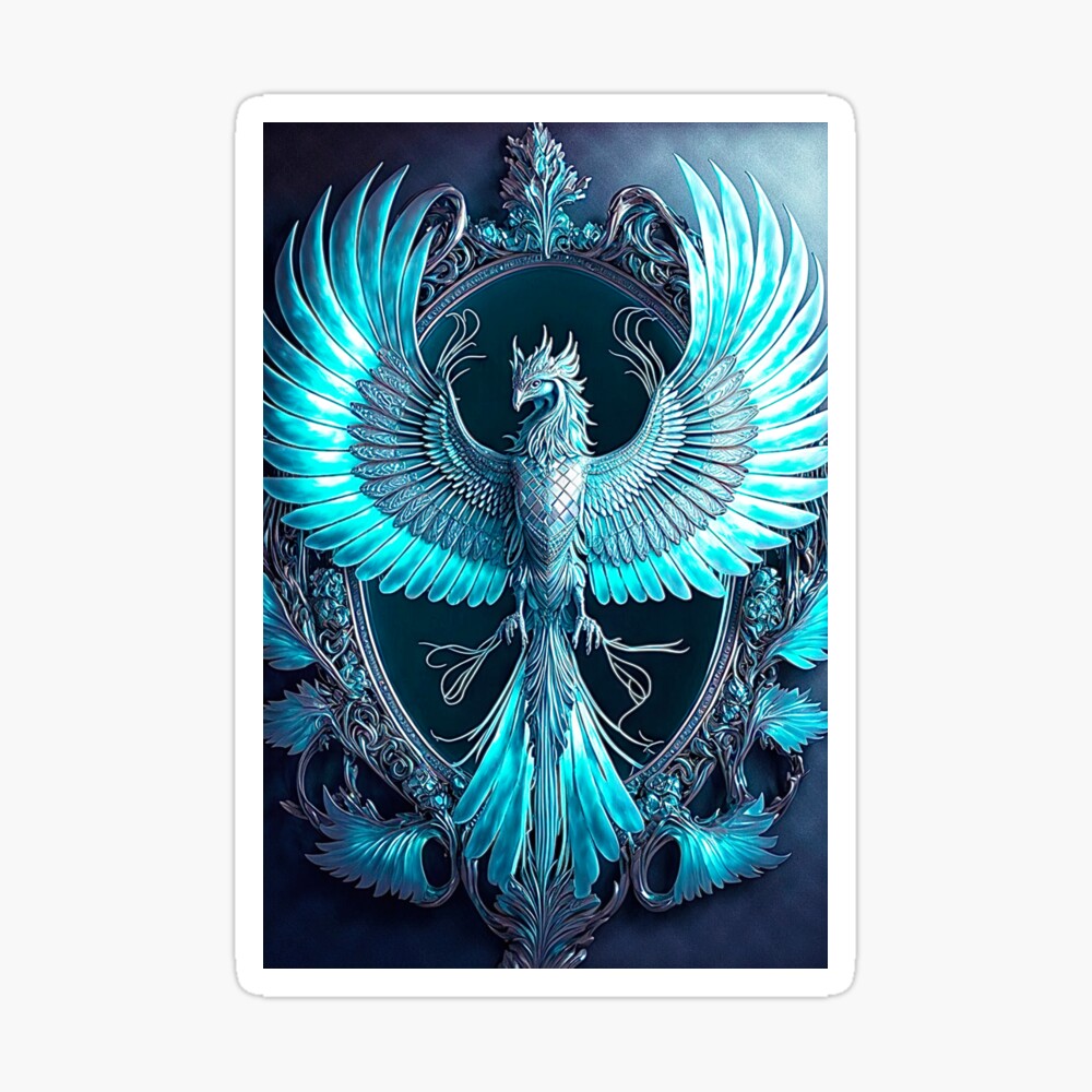 Ice Phoenix Art Print for Sale by Abysmalart | Redbubble