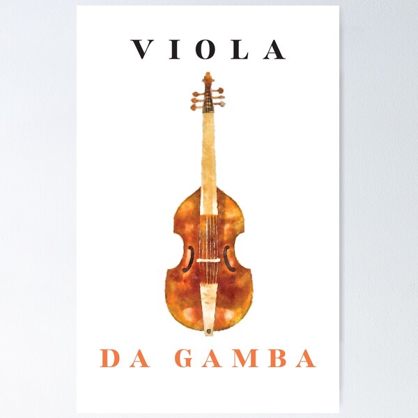 Item preview, viola da gamba designed and sold by piesdesignart.
