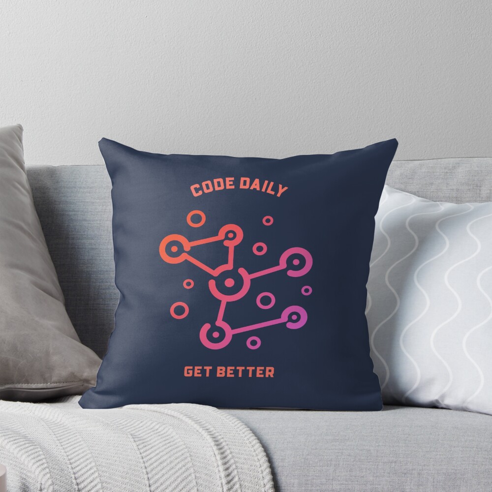 Item preview, Throw Pillow designed and sold by RealCode.